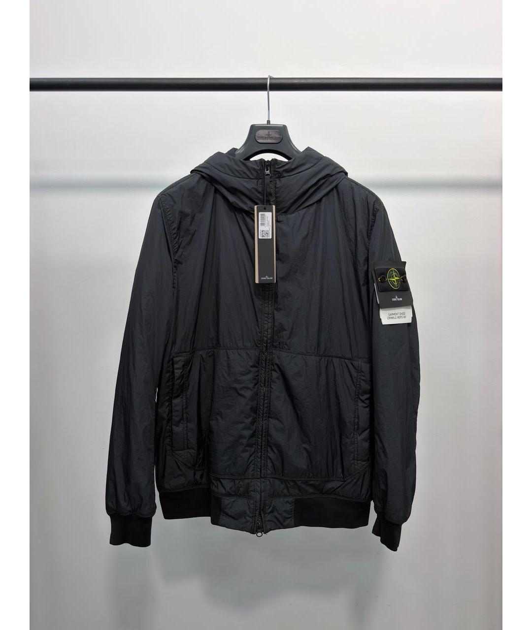 STONE ISLAND Темно-синяя нейлоновая куртка, фото 5
