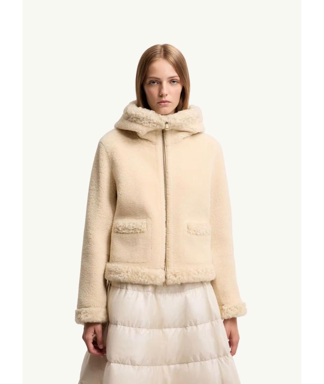 MONCLER Бежевая куртка, фото 4