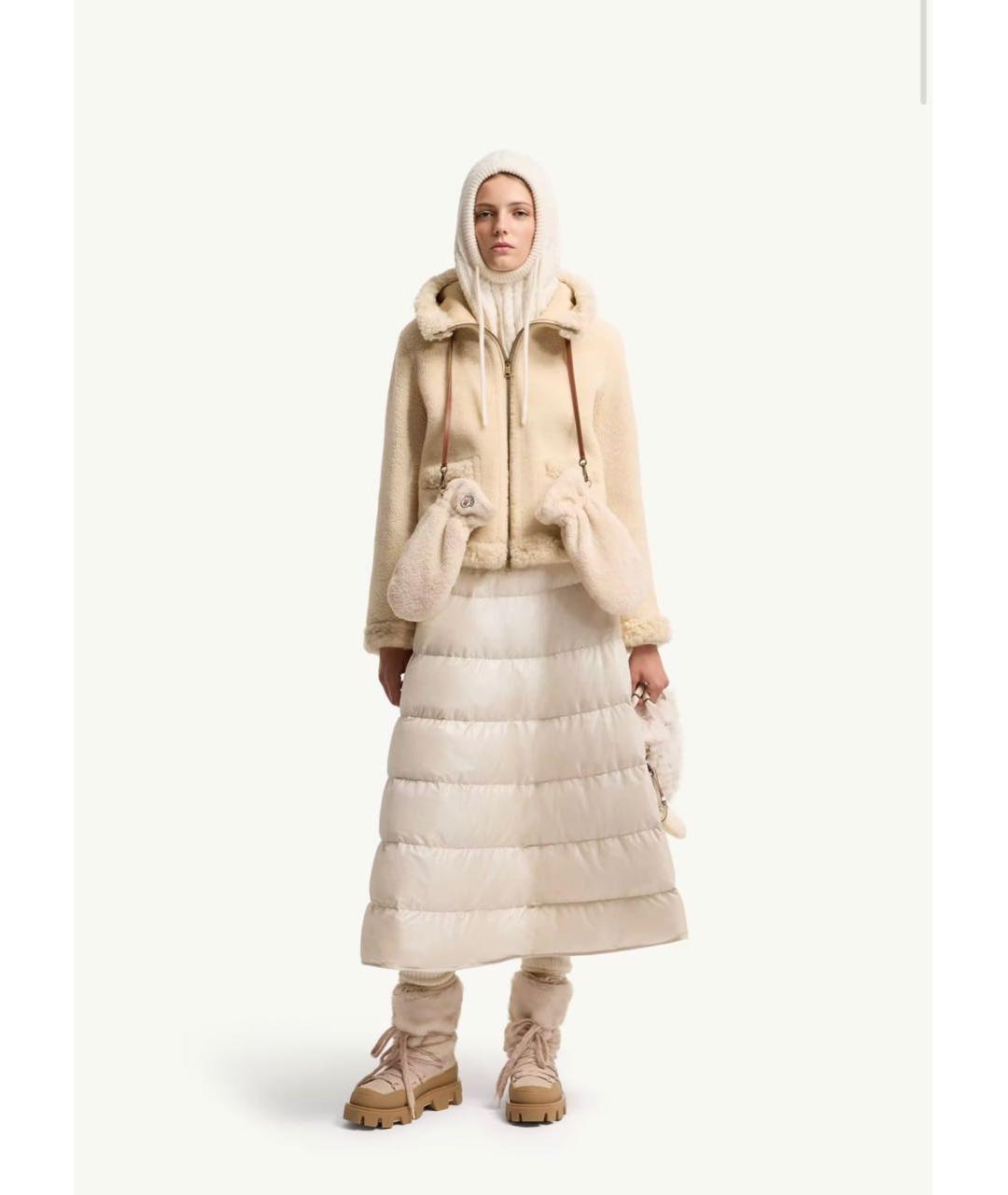 MONCLER Бежевая куртка, фото 2