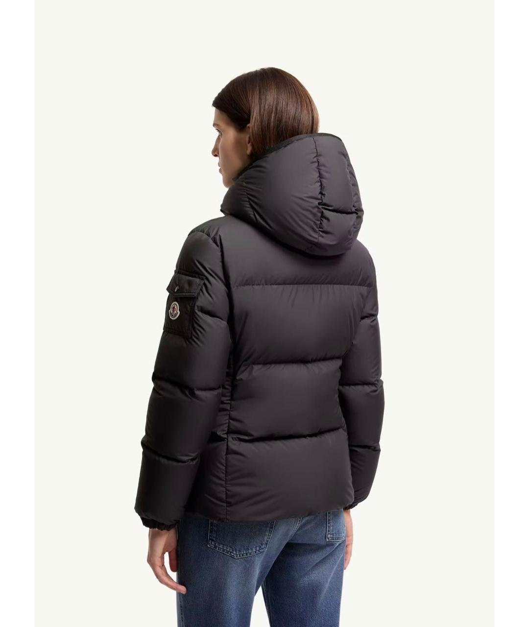 MONCLER Черная куртка, фото 5