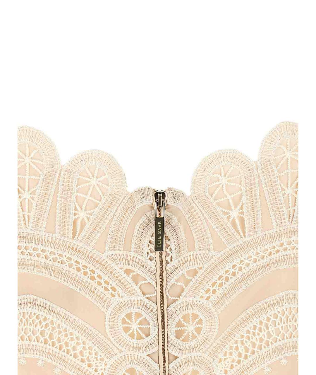 ELIE SAAB Бежевая майка, фото 4
