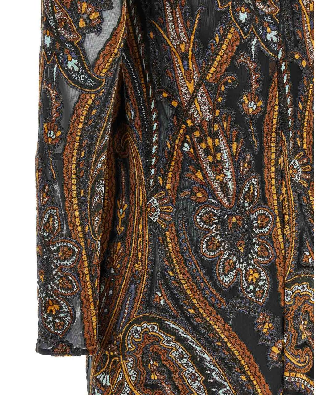 ETRO Мульти полиамидовое повседневное платье, фото 4