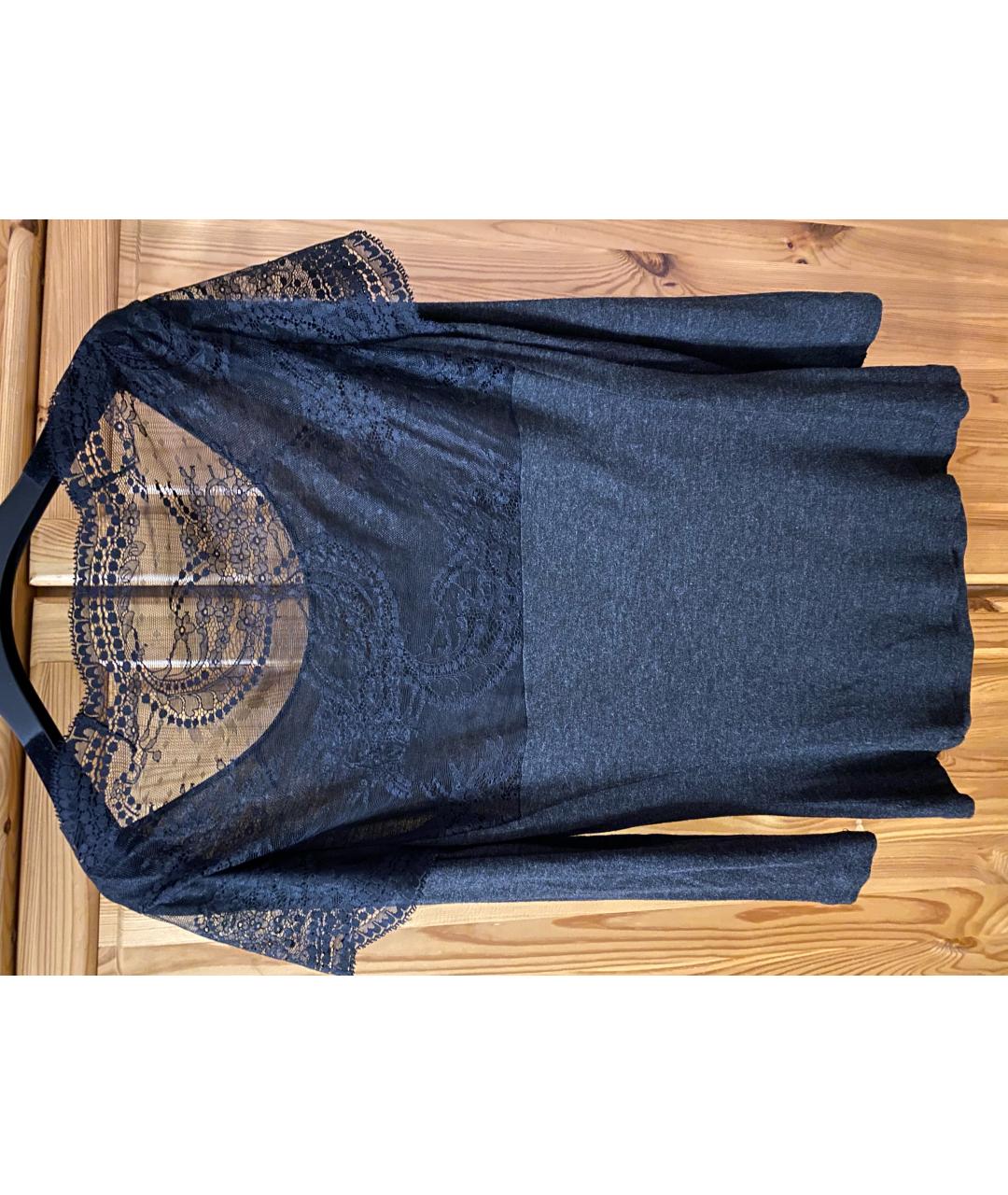 LA PERLA Серый шерстяной джемпер / свитер, фото 2