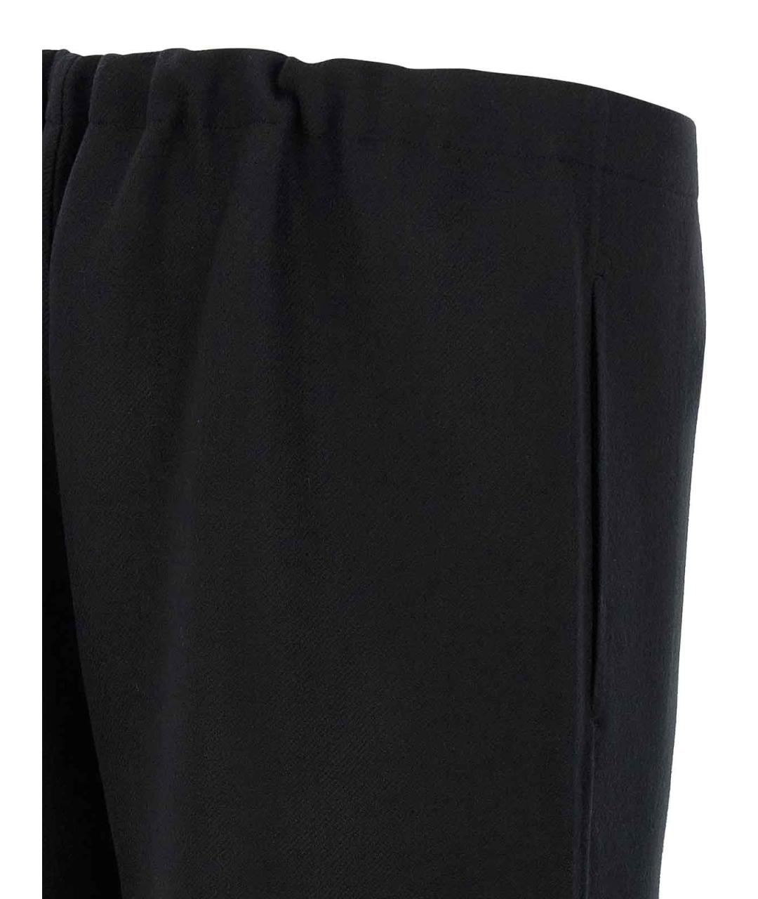 EXTREME CASHMERE Черные кашемировые прямые брюки, фото 4