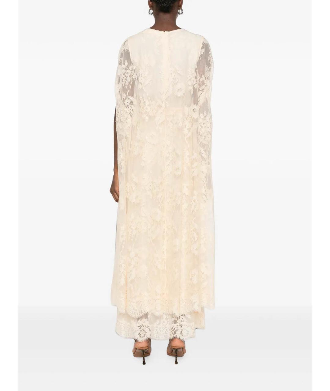 ZIMMERMANN Бежевое хлопковое коктейльное платье, фото 4
