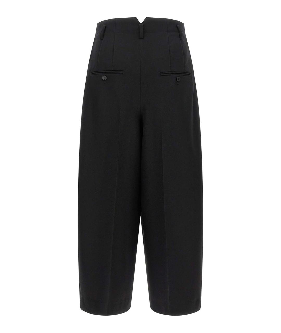 JACQUEMUS Черные шерстяные брюки широкие, фото 2