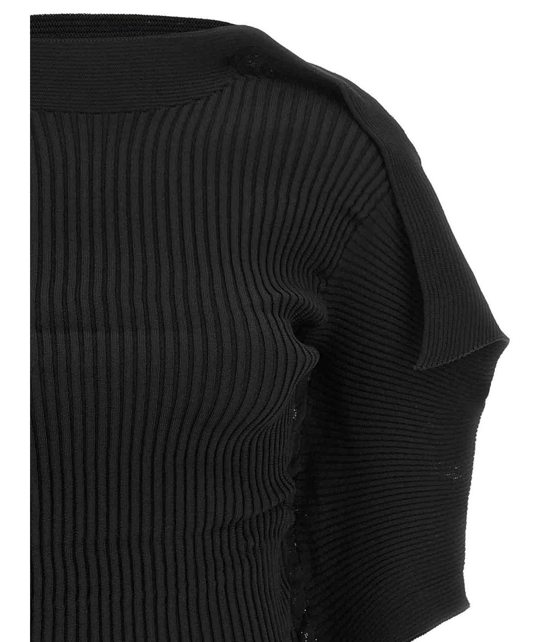 ISSEY MIYAKE Черная полиэстеровая футболка, фото 3
