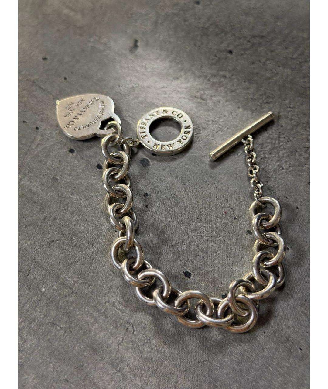 TIFFANY&CO Серебряный серебряный браслет, фото 2