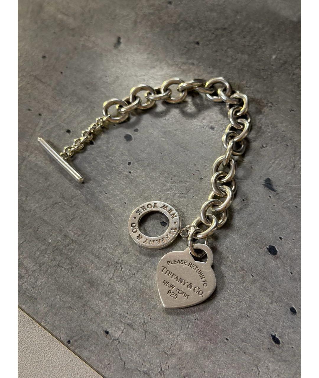 TIFFANY&CO Серебряный серебряный браслет, фото 6