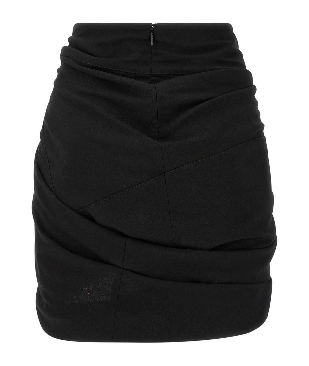 ISABEL MARANT Черная полиэстеровая юбка мини, фото 2