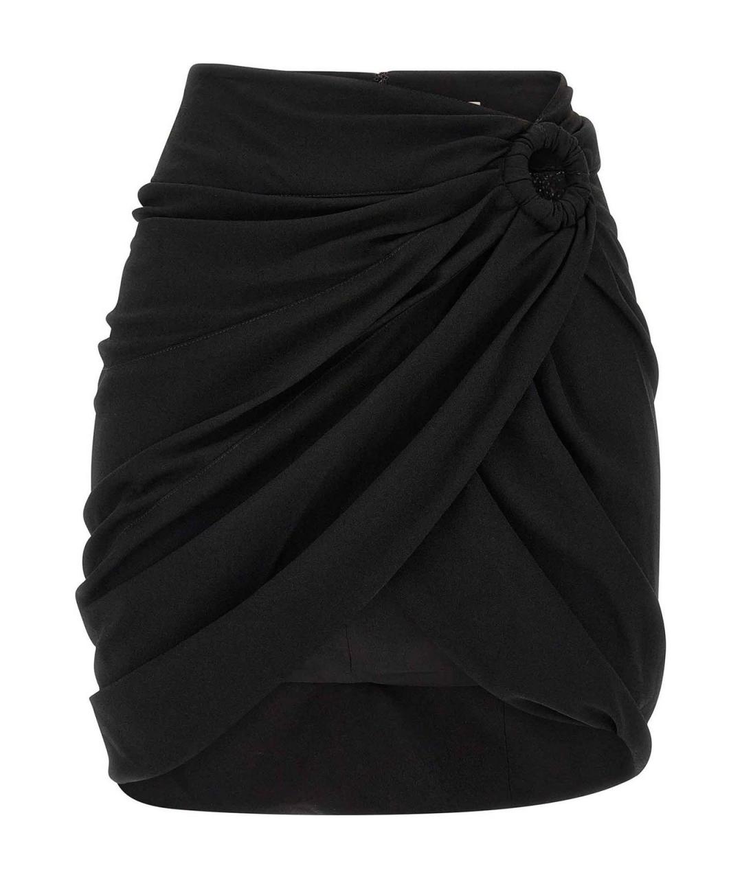 ISABEL MARANT Черная полиэстеровая юбка мини, фото 1