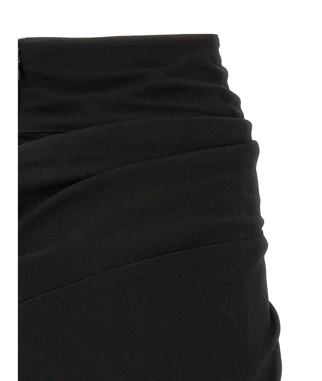 ISABEL MARANT Черная полиэстеровая юбка мини, фото 4