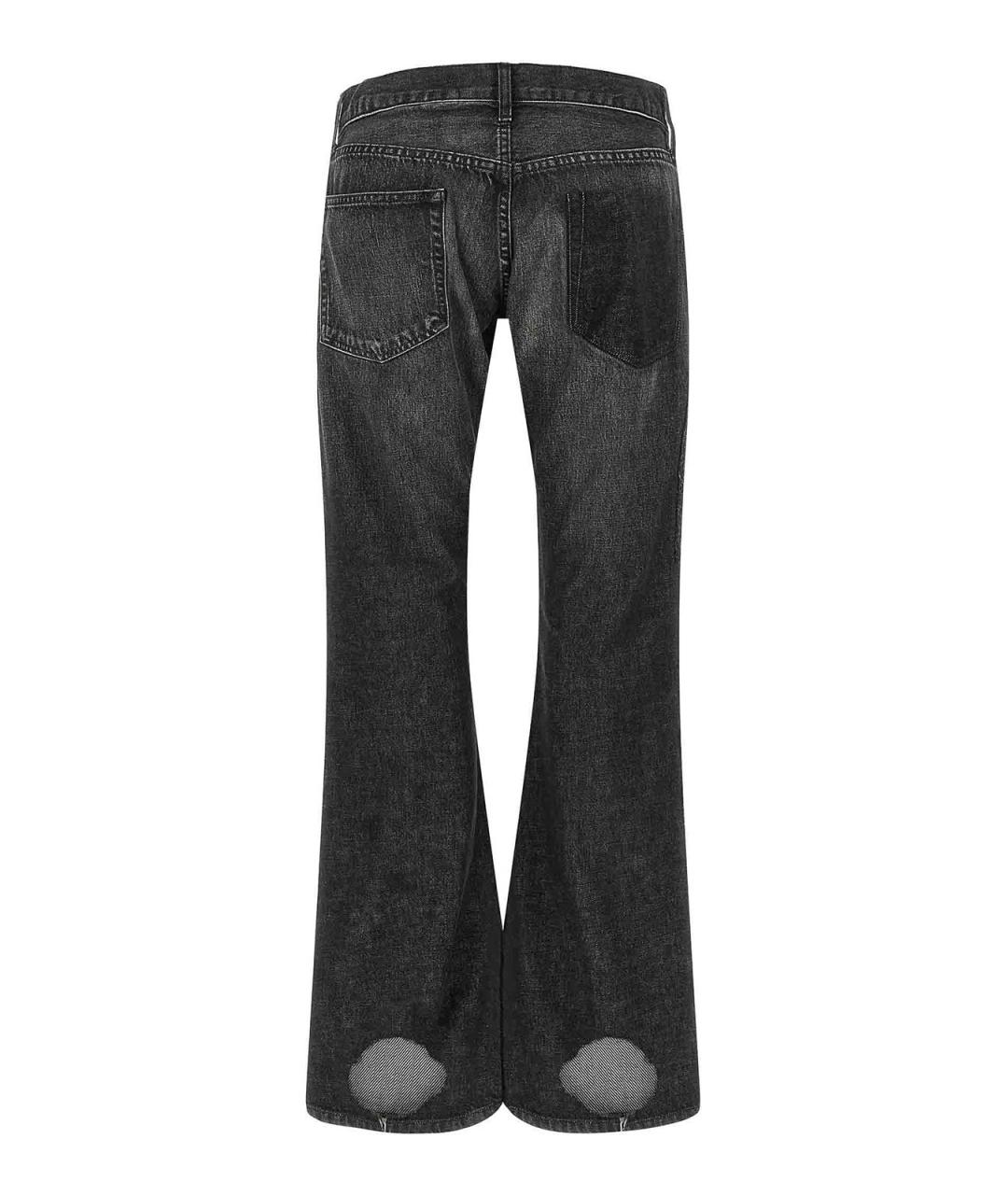 JUNYA WATANABE Черные хлопковые джинсы клеш, фото 2