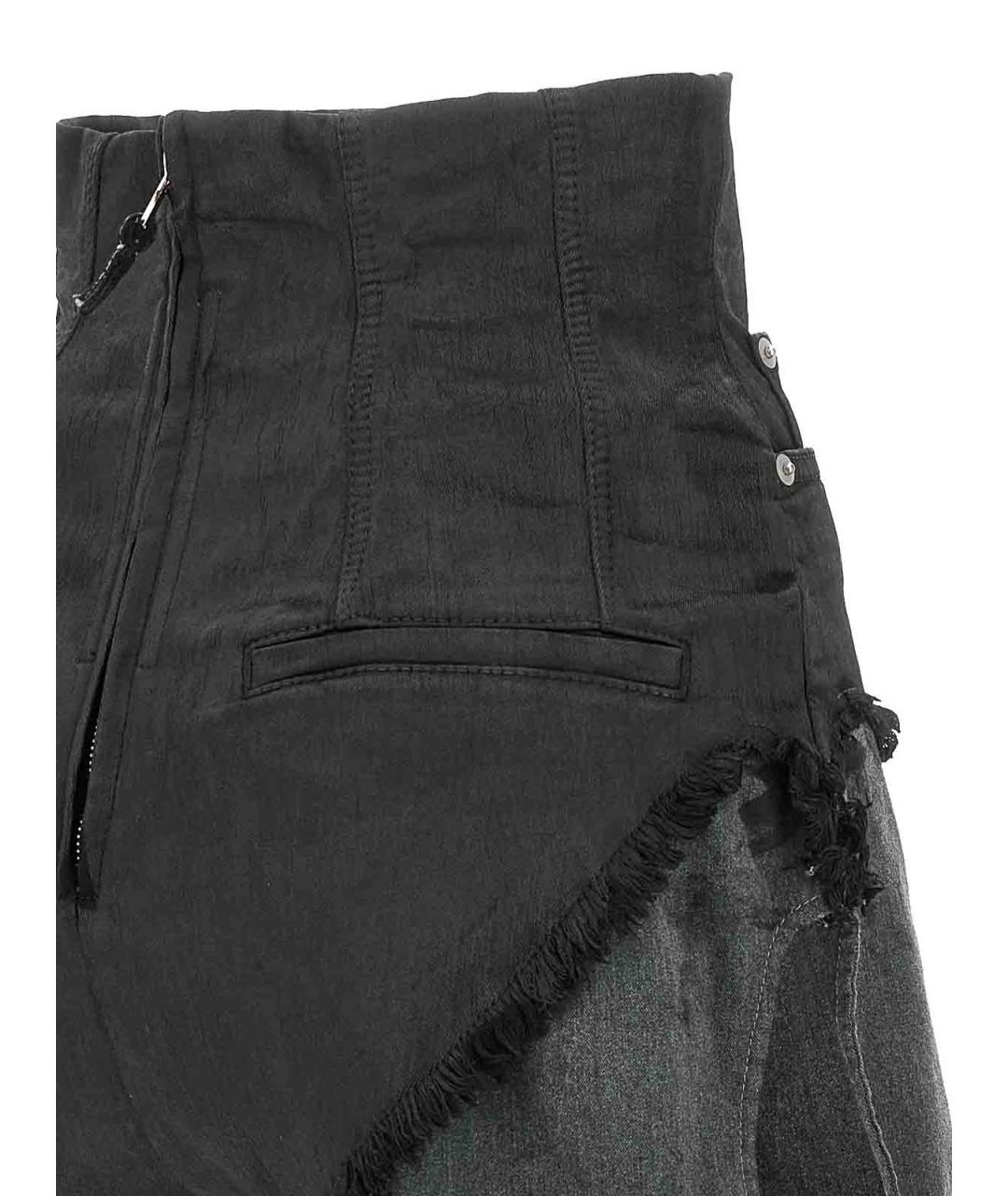 RICK OWENS DRKSHDW Черные хлопковые шорты, фото 4