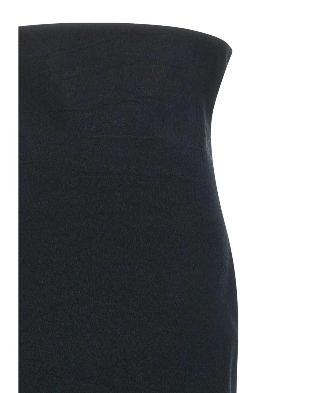 ISSEY MIYAKE Черная хлопковая юбка макси, фото 3