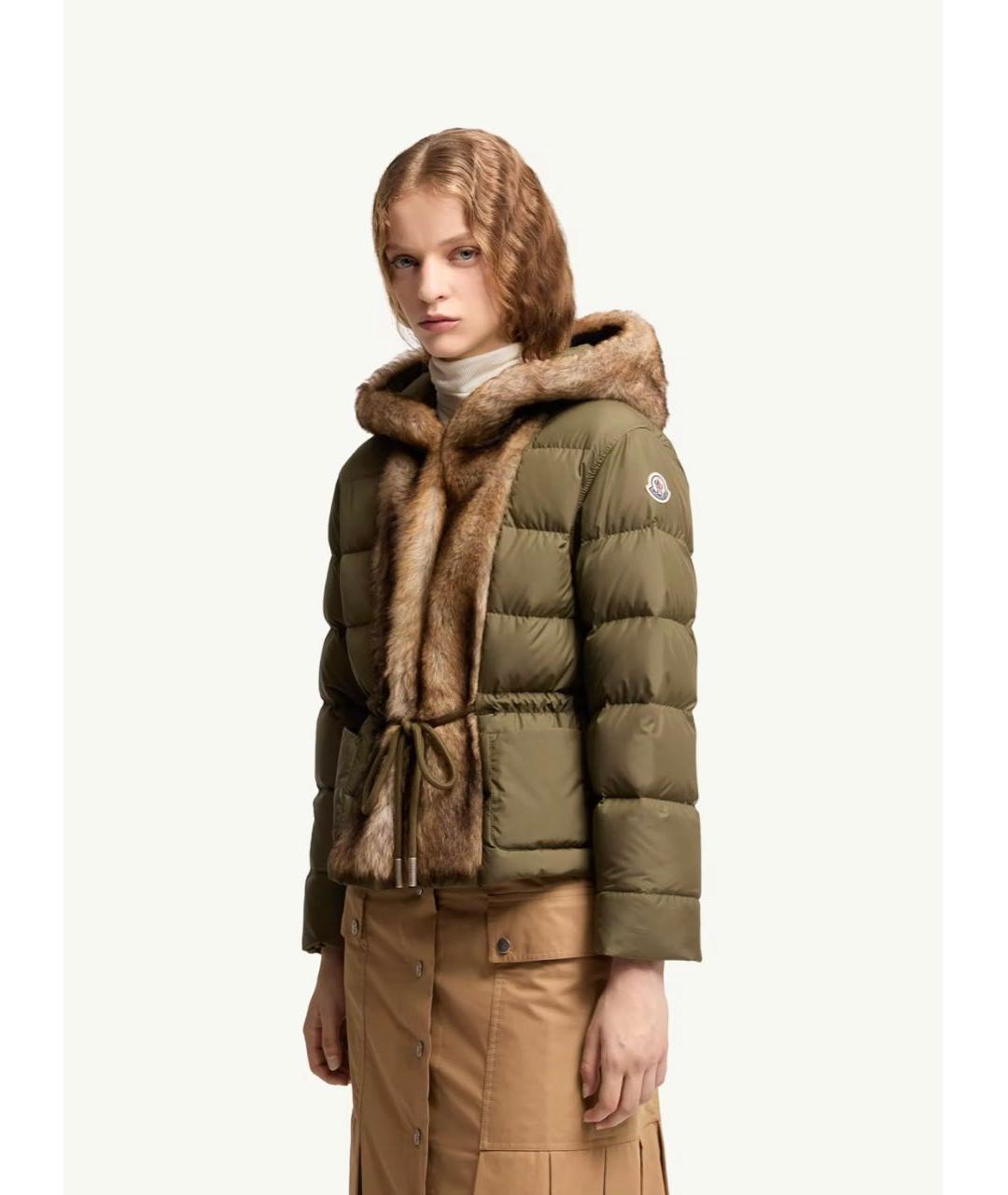 MONCLER Хаки парка, фото 6