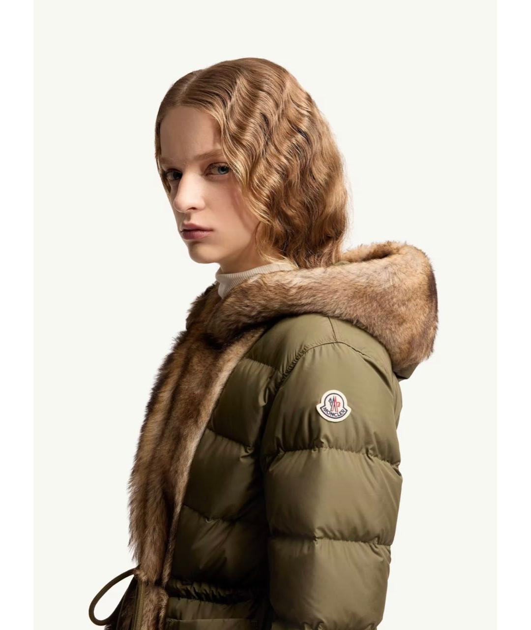 MONCLER Хаки парка, фото 3