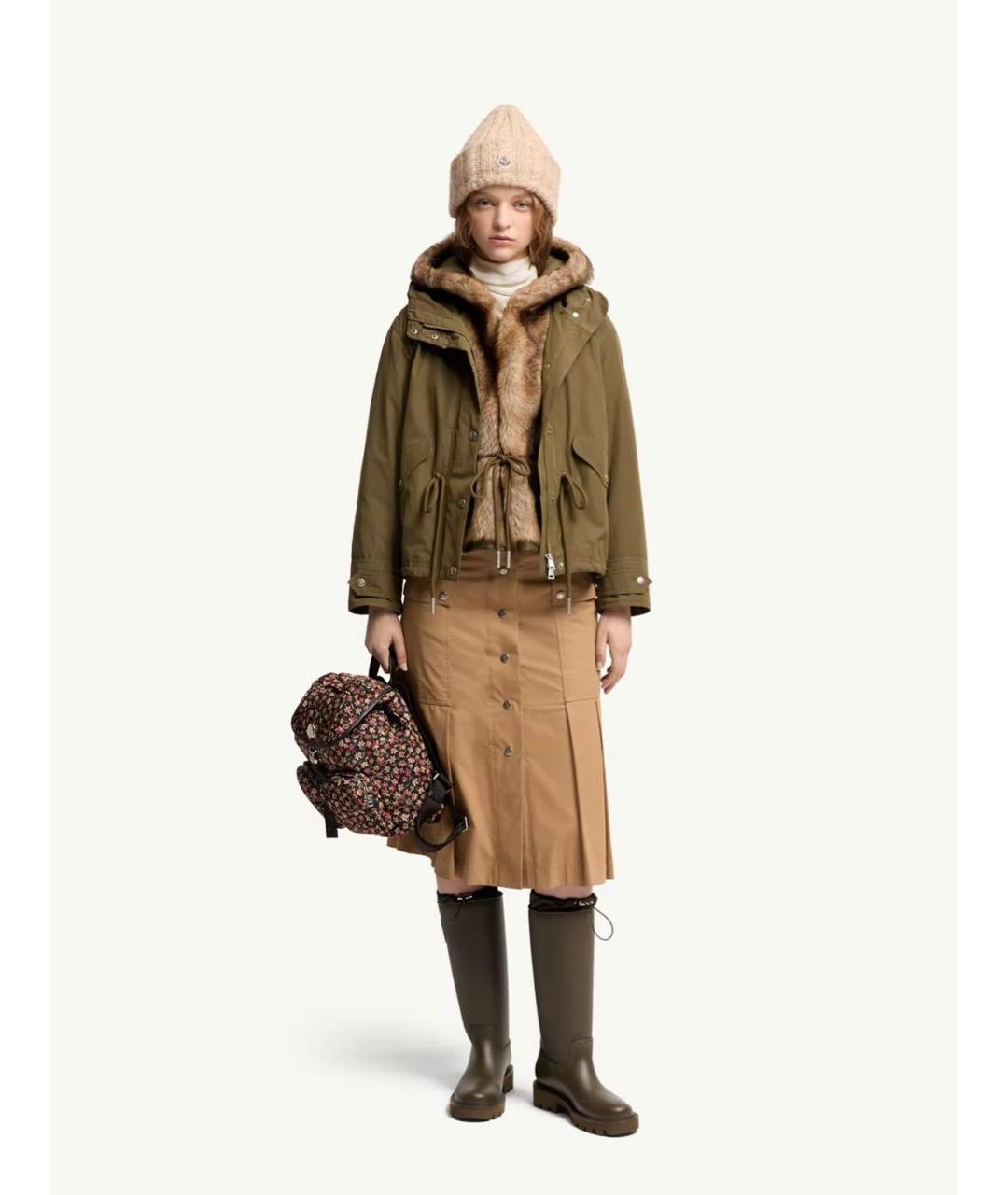 MONCLER Хаки парка, фото 2