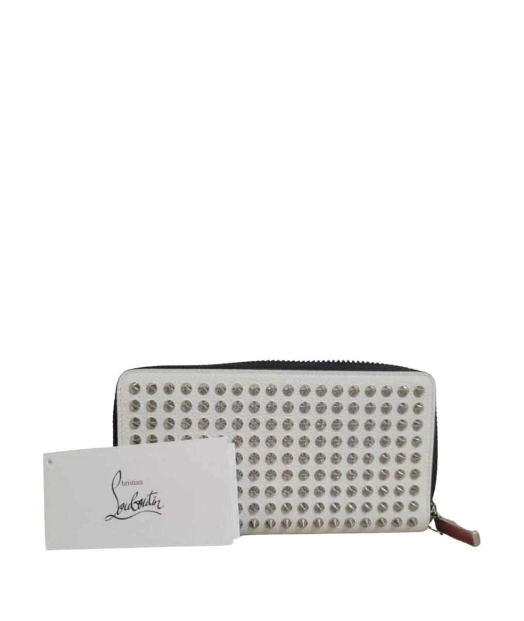 CHRISTIAN LOUBOUTIN Белый кошелек, фото 8