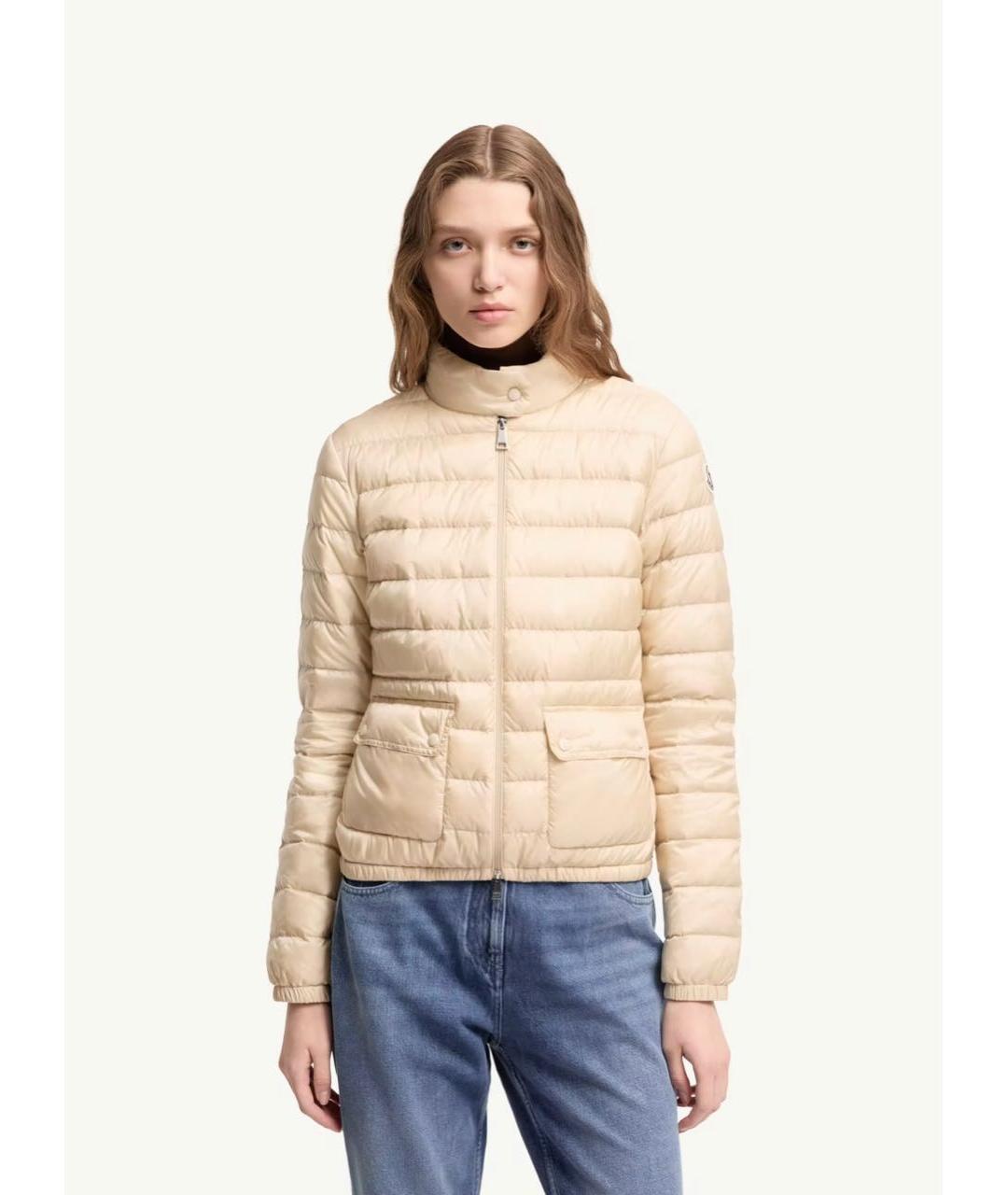 MONCLER Бежевая куртка, фото 4