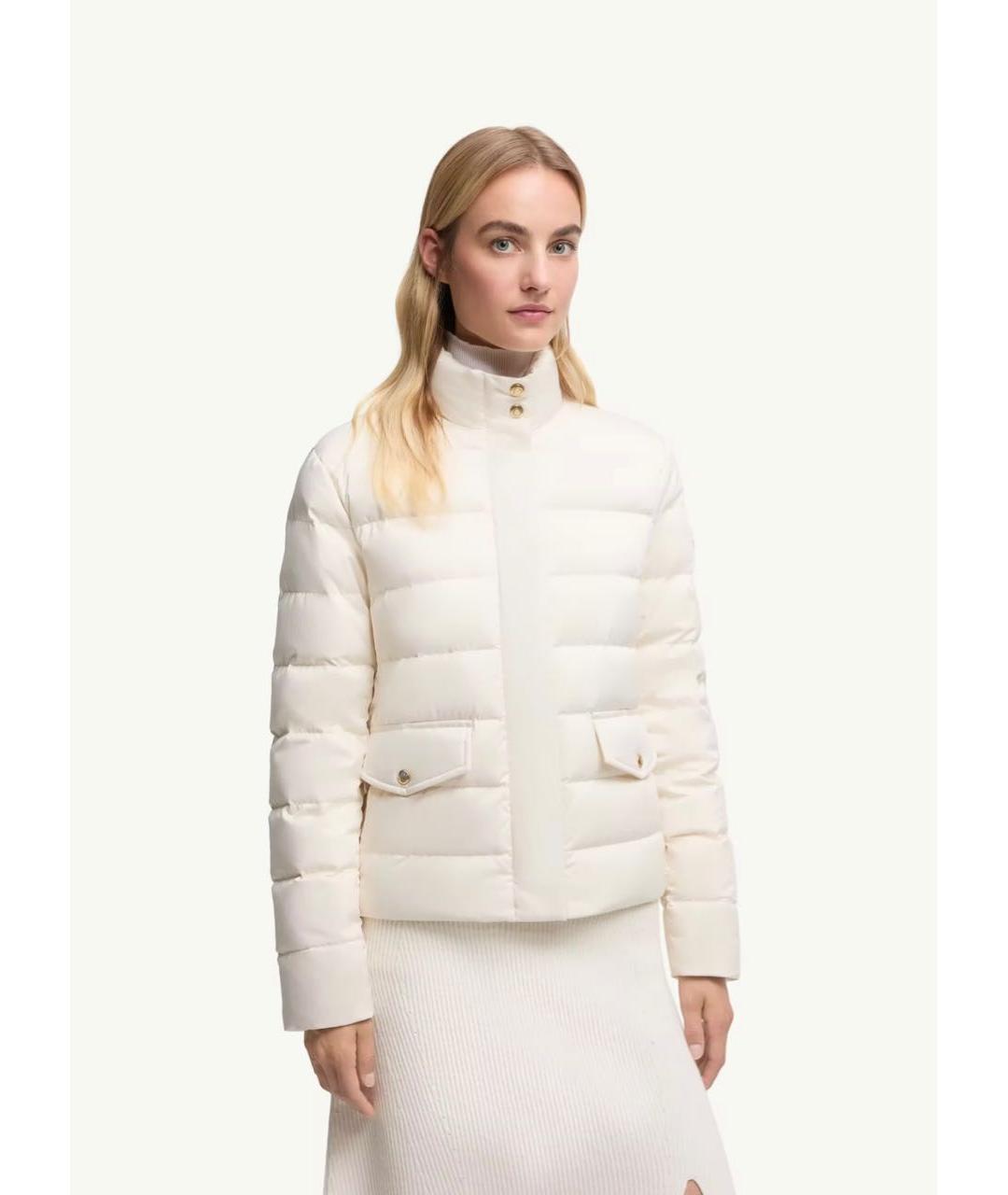 MONCLER Белая куртка, фото 4