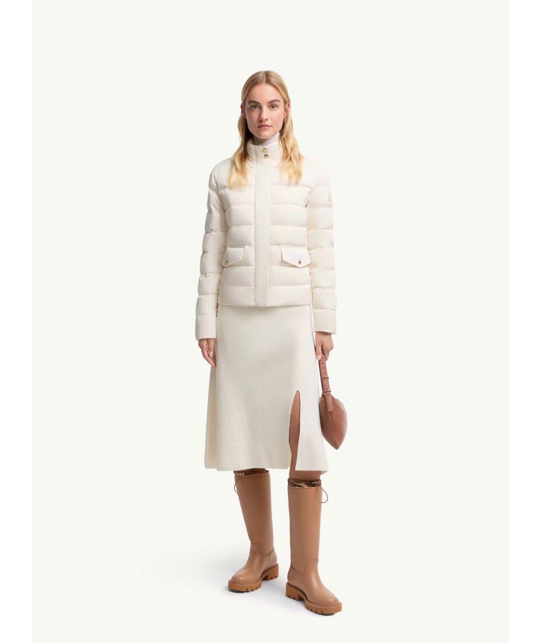 MONCLER Белая куртка, фото 2