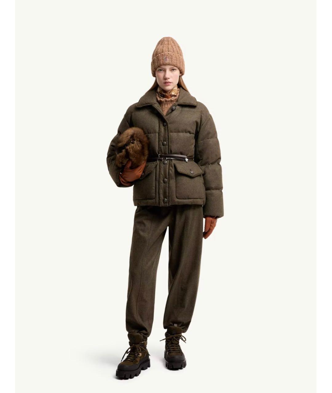 MONCLER Хаки куртка, фото 2