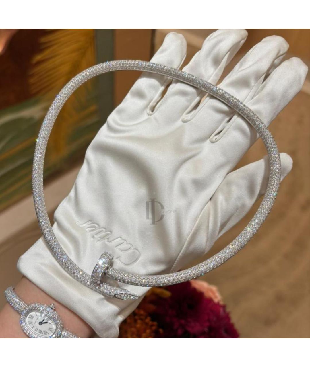 CARTIER Белые митенки, фото 2