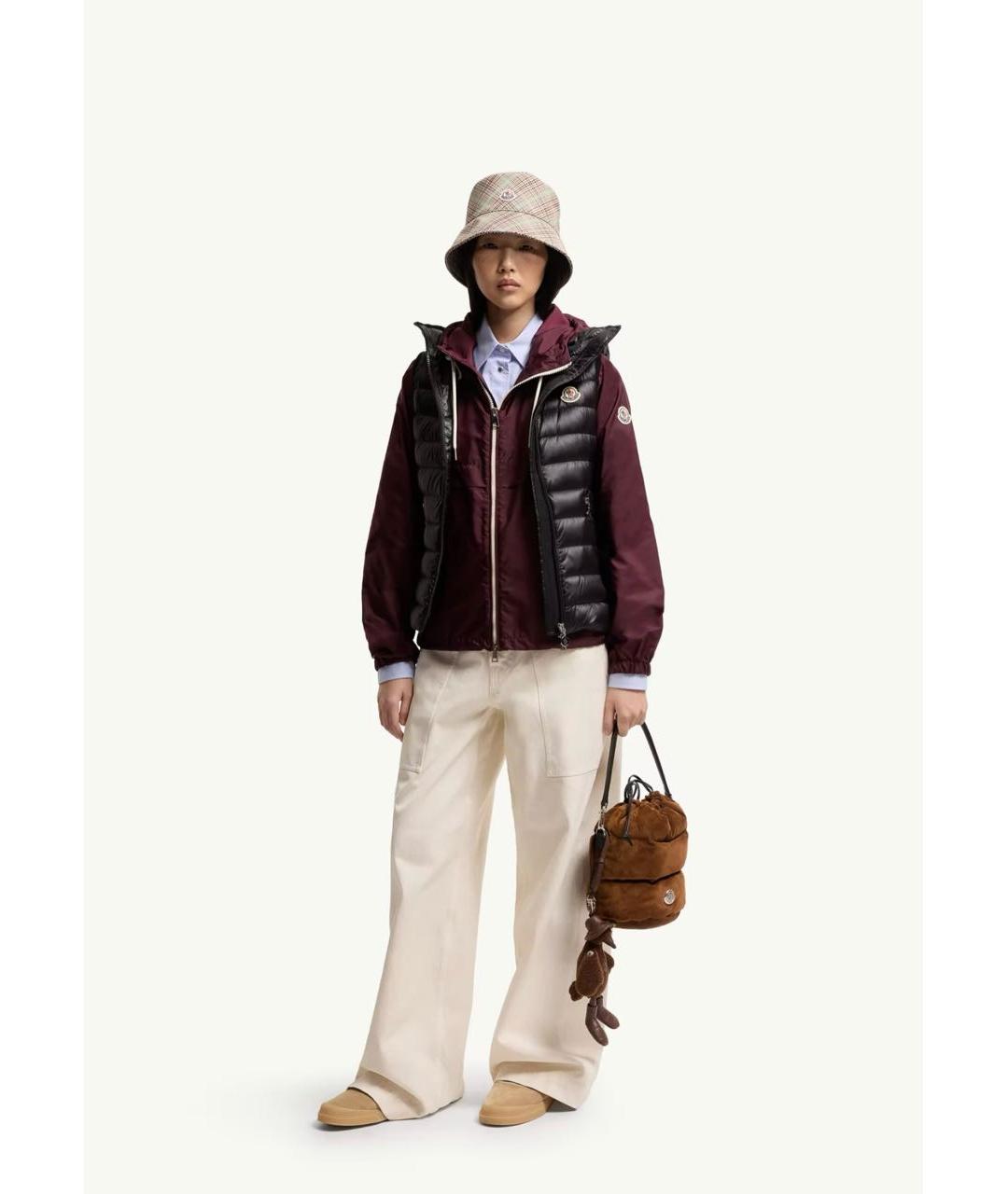 MONCLER Черный жилет, фото 2