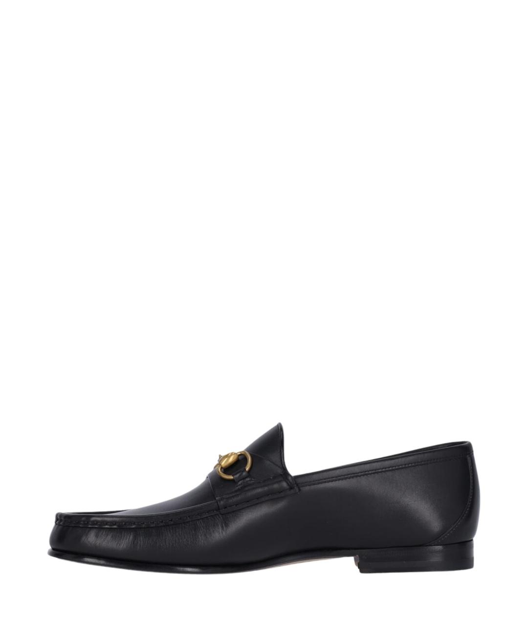 GUCCI Черные кожаные лоферы, фото 3