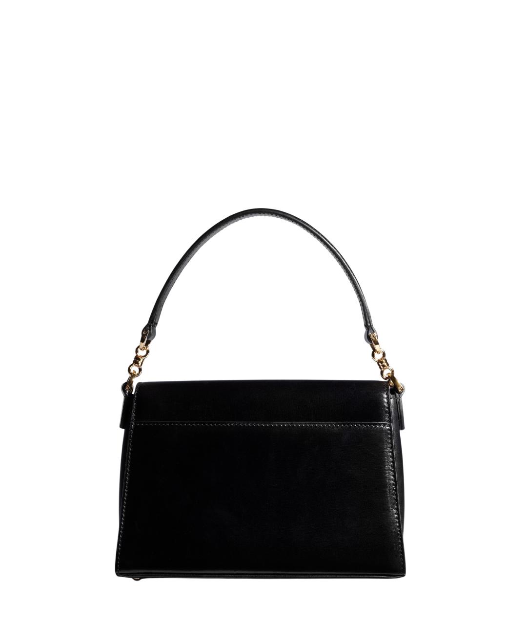 GUCCI Черная кожаная сумка с короткими ручками, фото 3