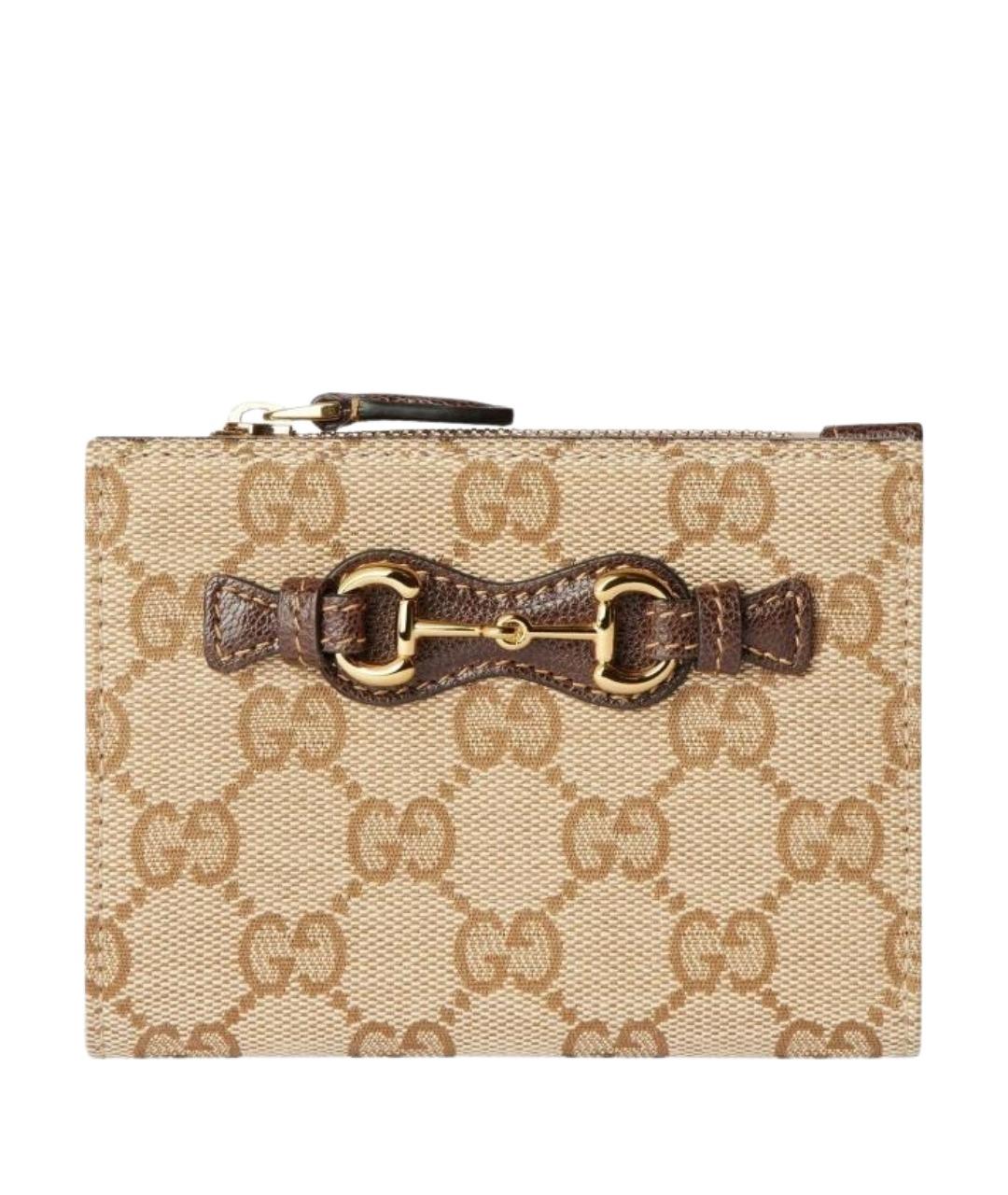 GUCCI Бежевый кошелек, фото 1