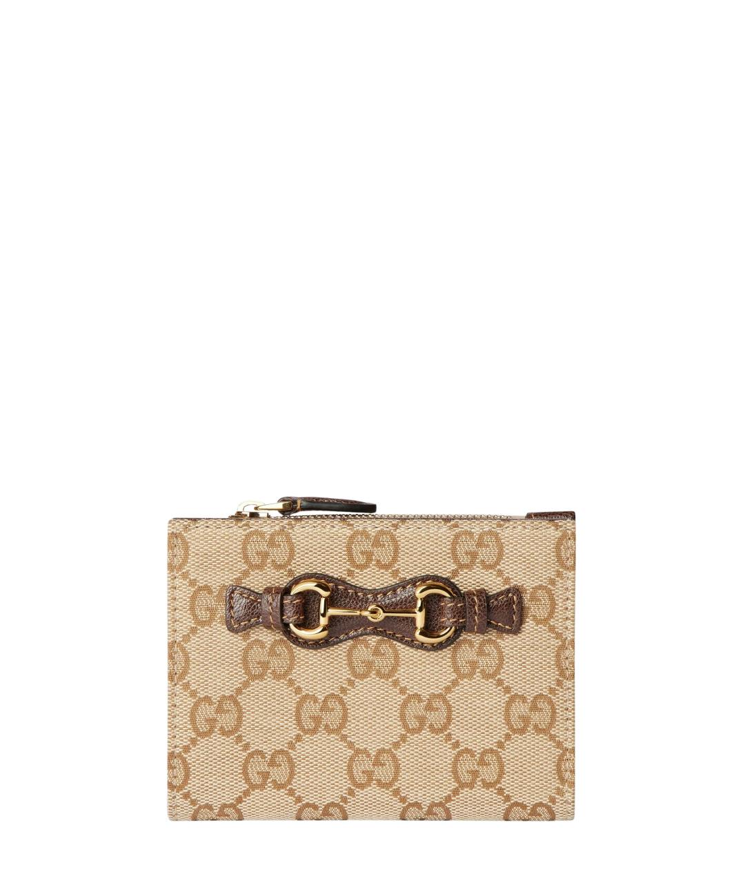 GUCCI Бежевый кошелек, фото 4