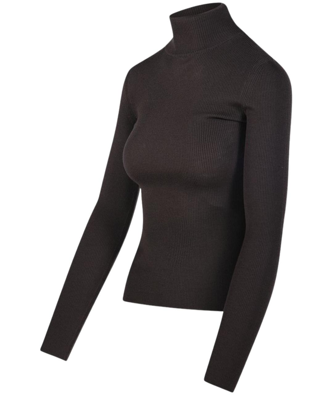 MAX MARA Серая шерстяная водолазка, фото 3