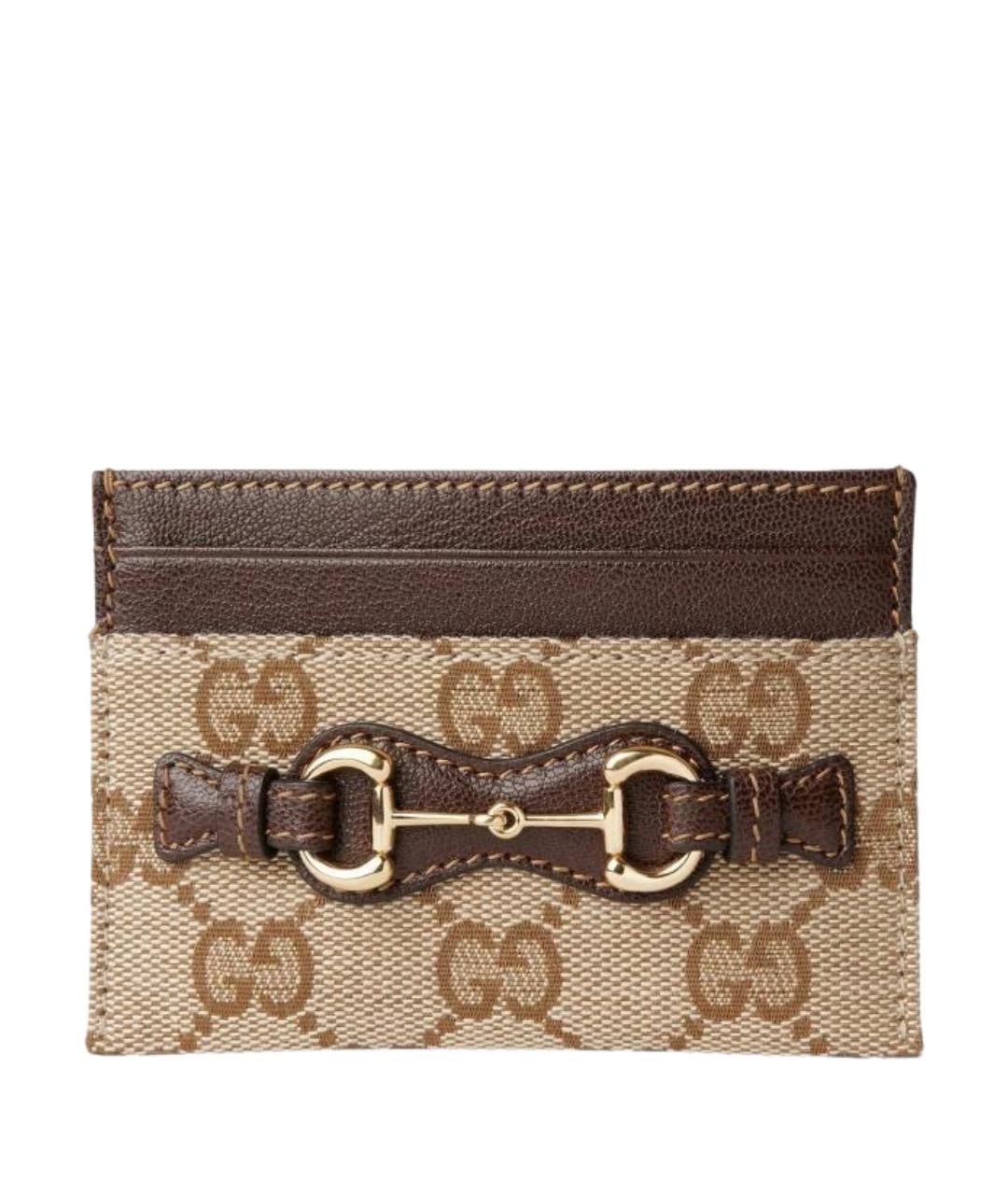 GUCCI Бежевый кардхолдер, фото 1