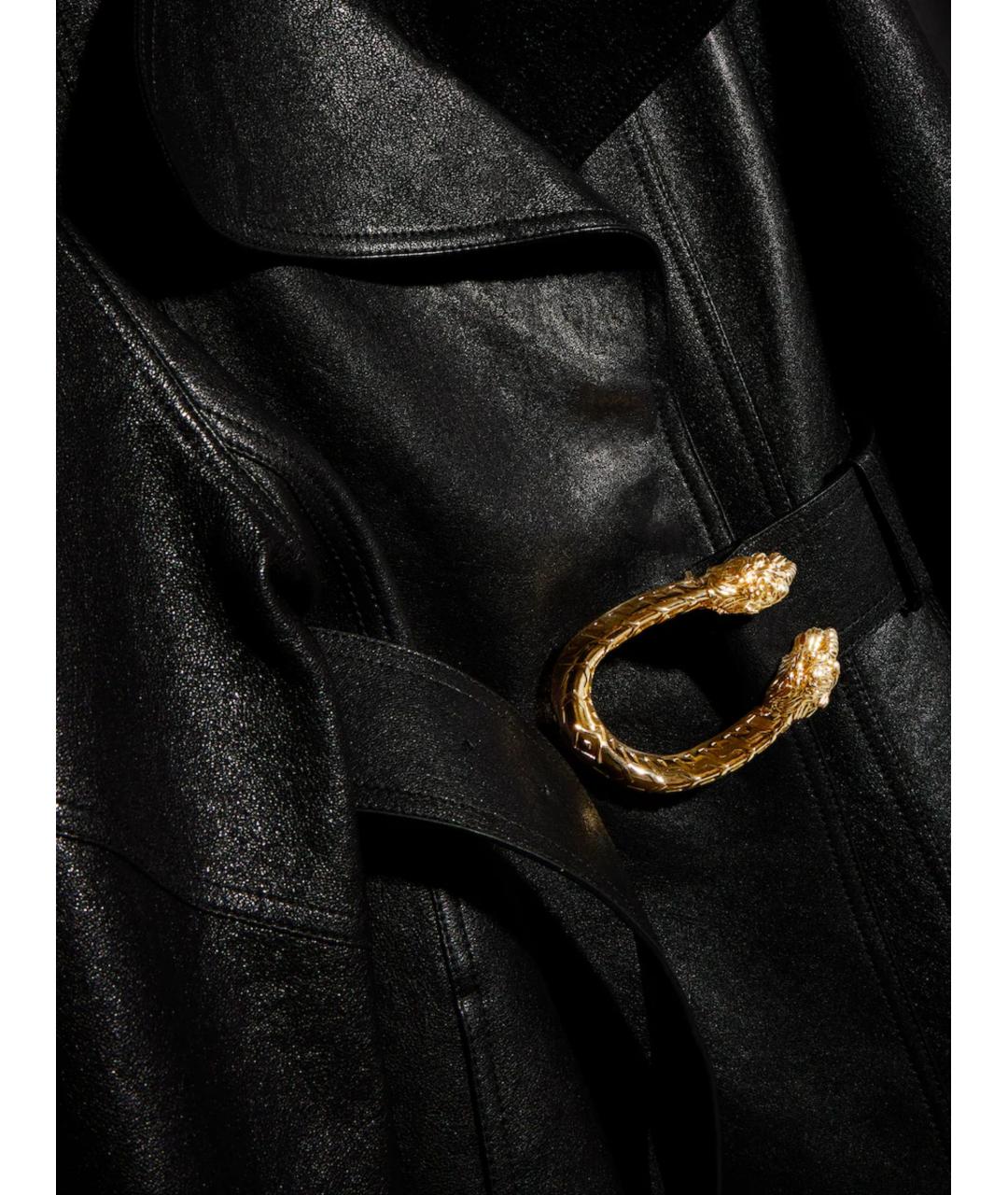 GUCCI Черная кожаная куртка, фото 4