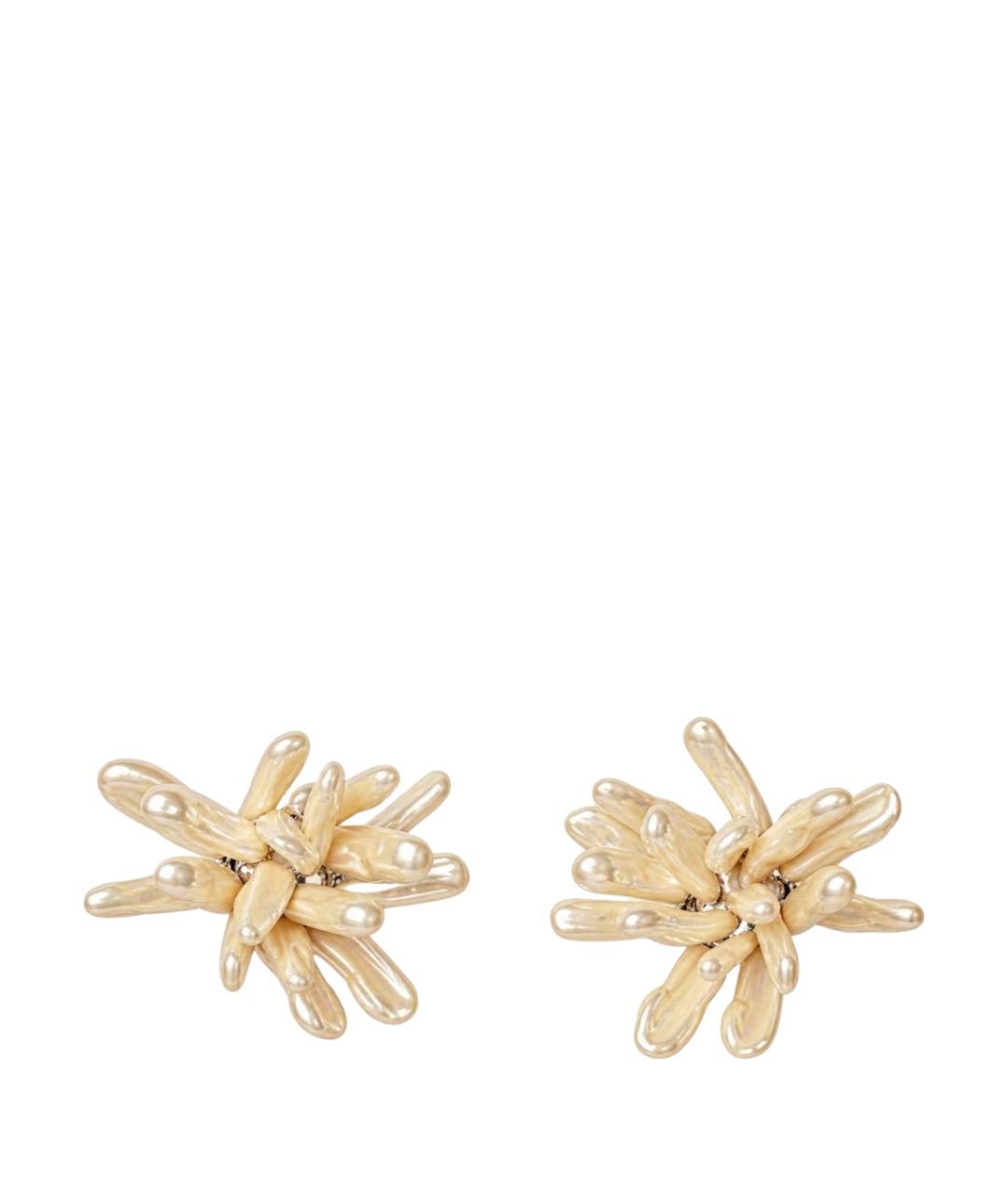 PHOEBE PHILO Бежевые серьги, фото 1