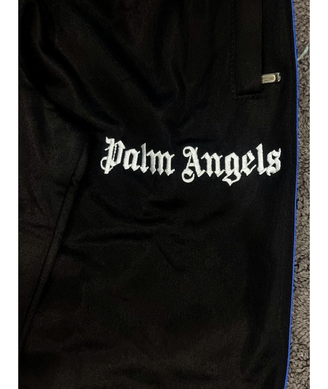 PALM ANGELS Черные хлопковые повседневные брюки, фото 2