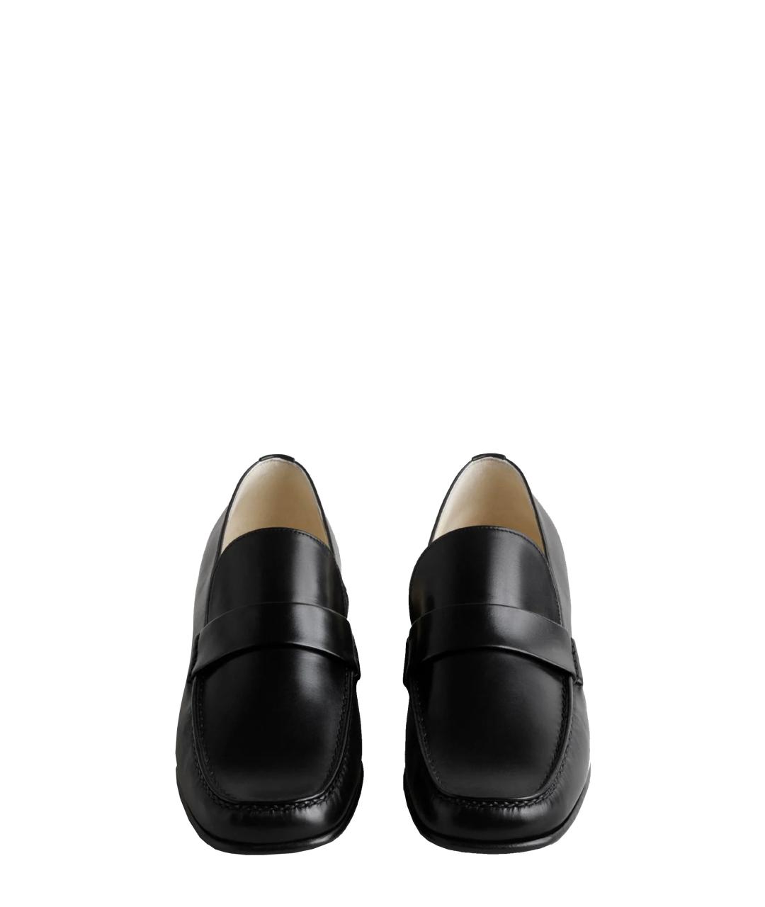 PHOEBE PHILO Черные кожаные лоферы, фото 2