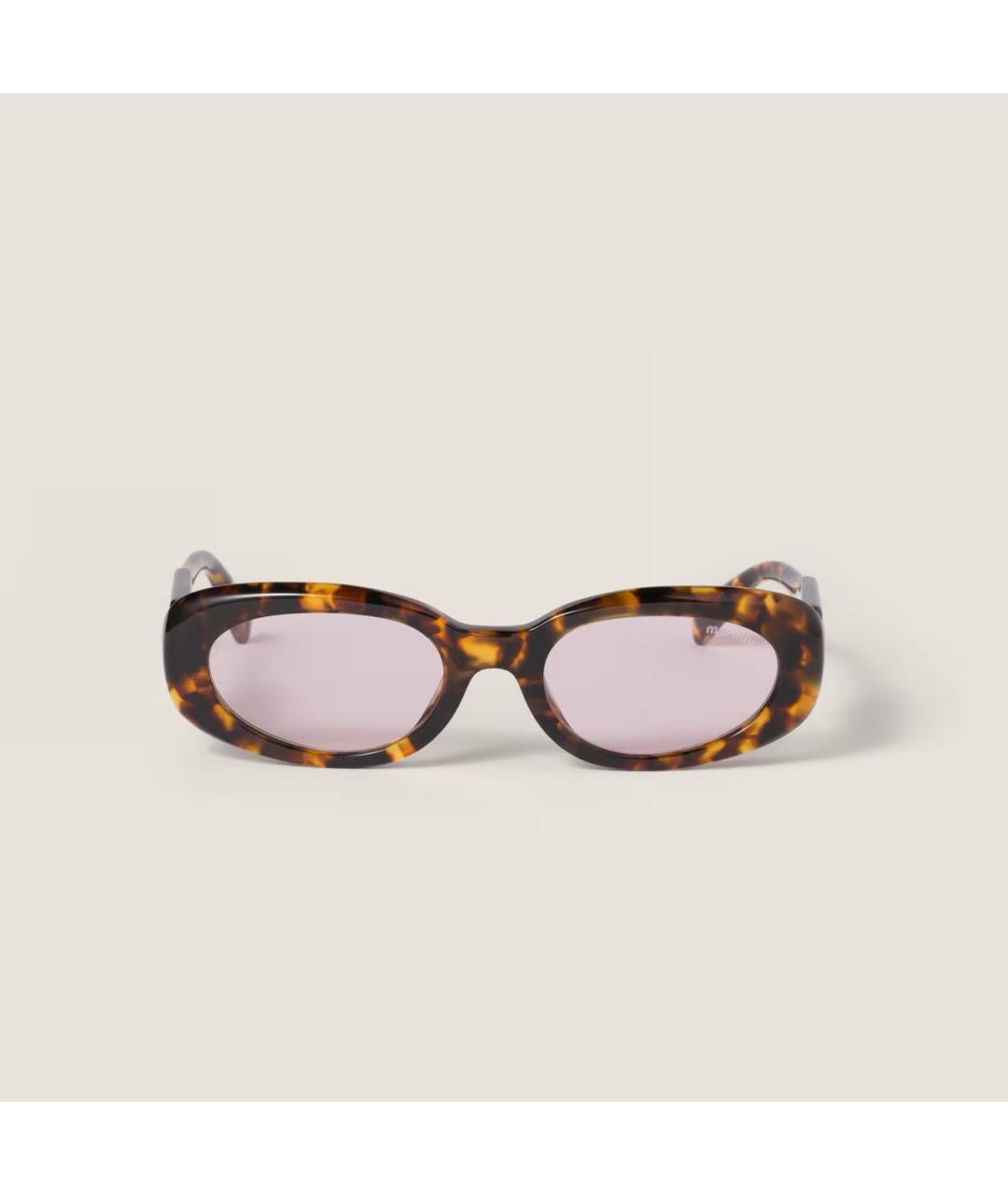 MIU MIU Коричневые солнцезащитные очки, фото 6