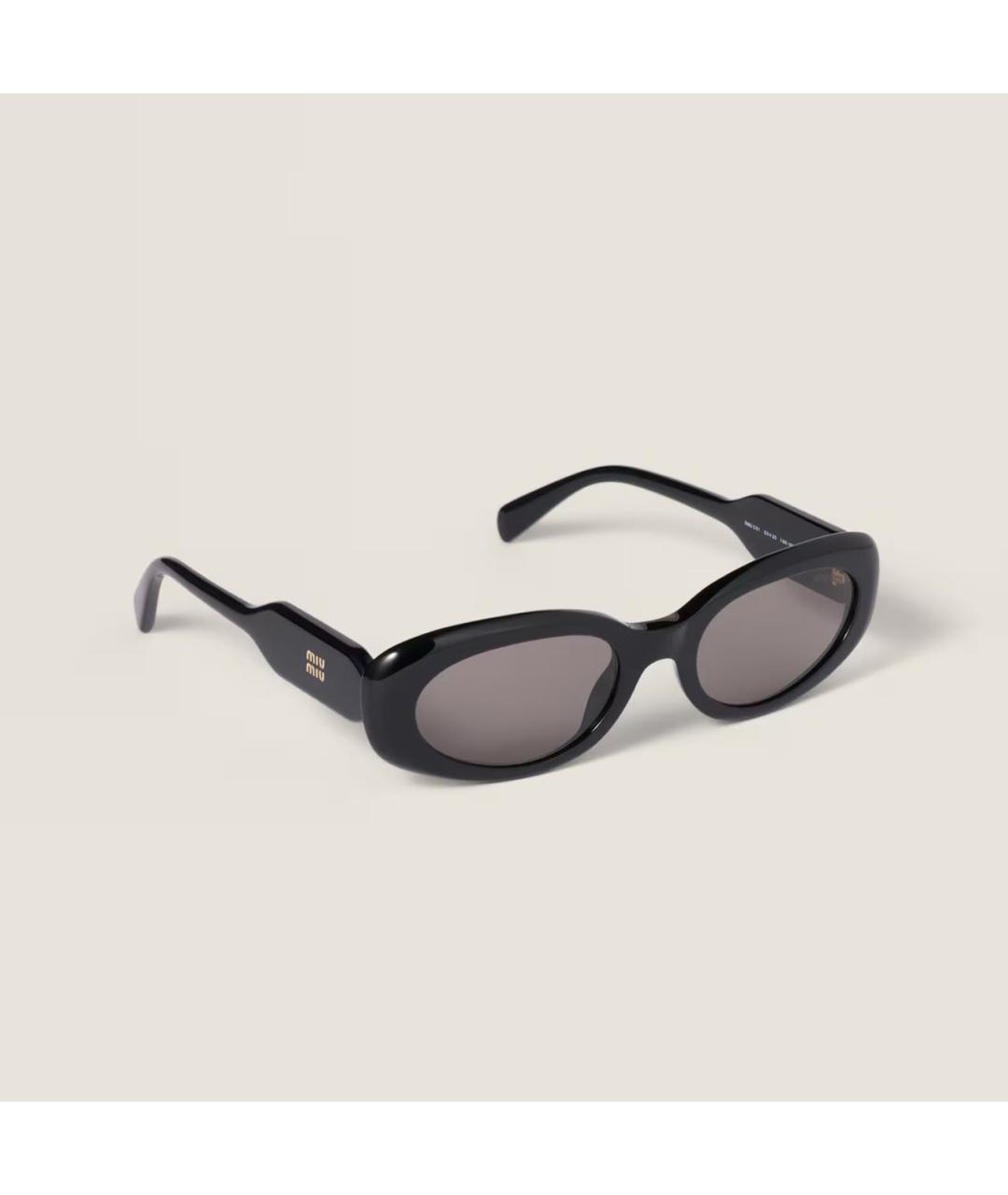 MIU MIU Черные солнцезащитные очки, фото 3
