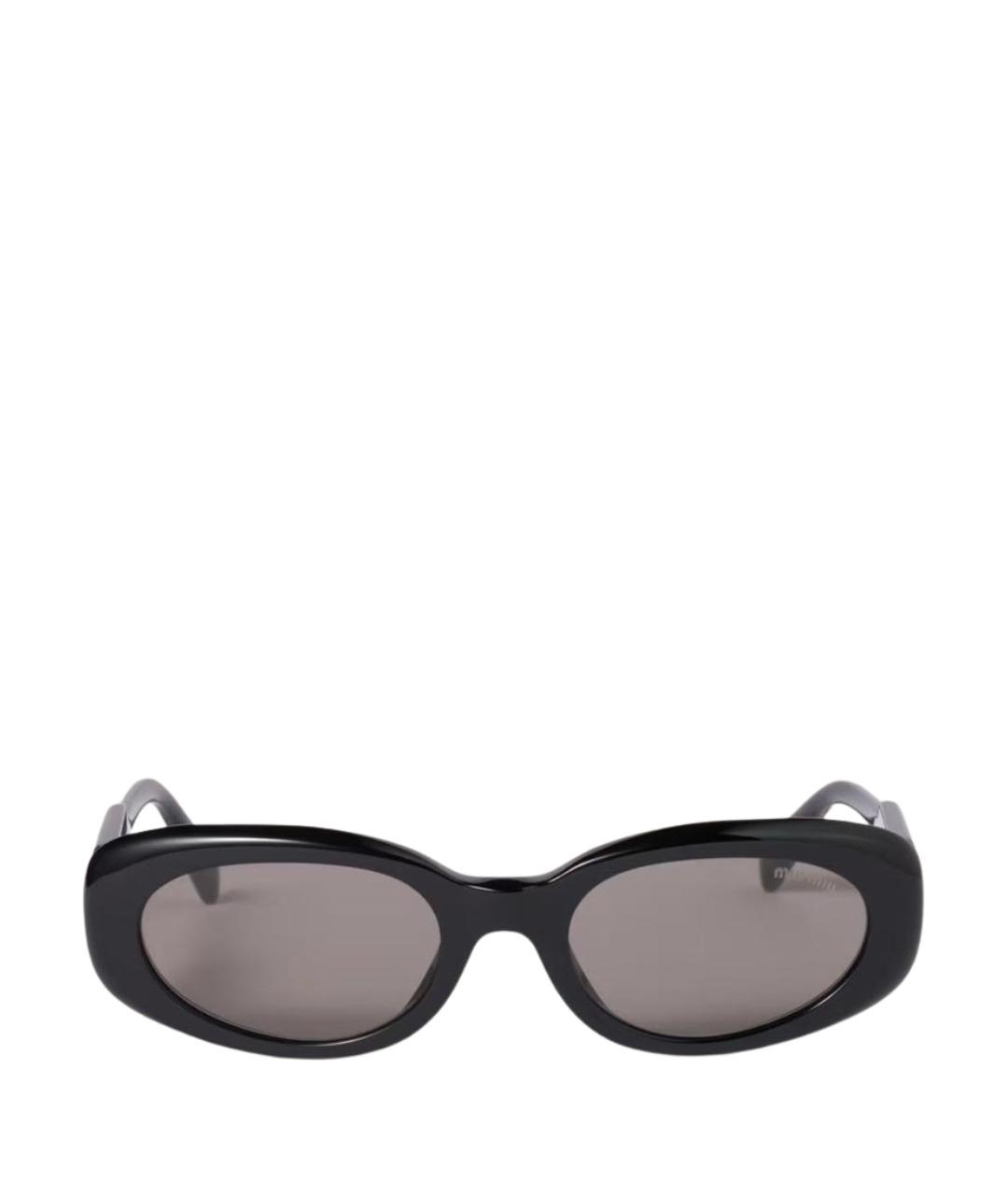 MIU MIU Черные солнцезащитные очки, фото 1