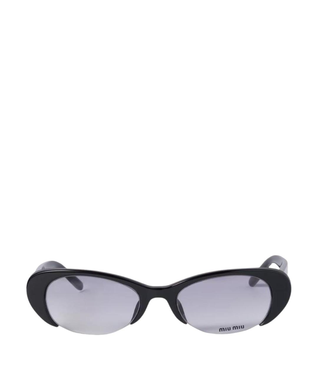 MIU MIU Черные солнцезащитные очки, фото 1