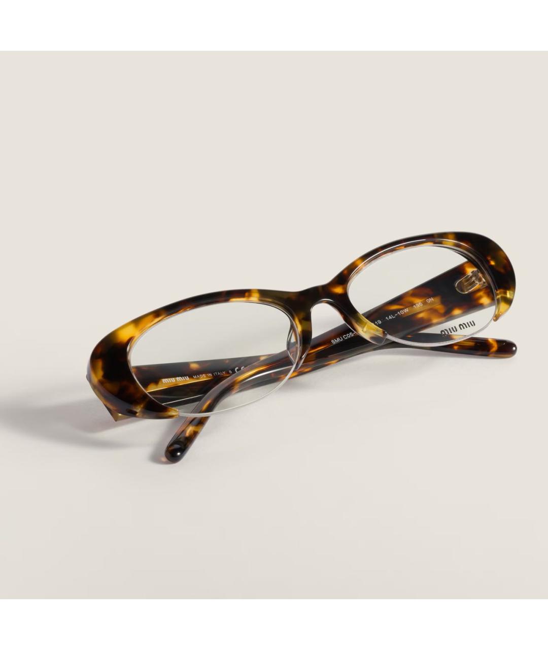 MIU MIU Коричневые солнцезащитные очки, фото 4