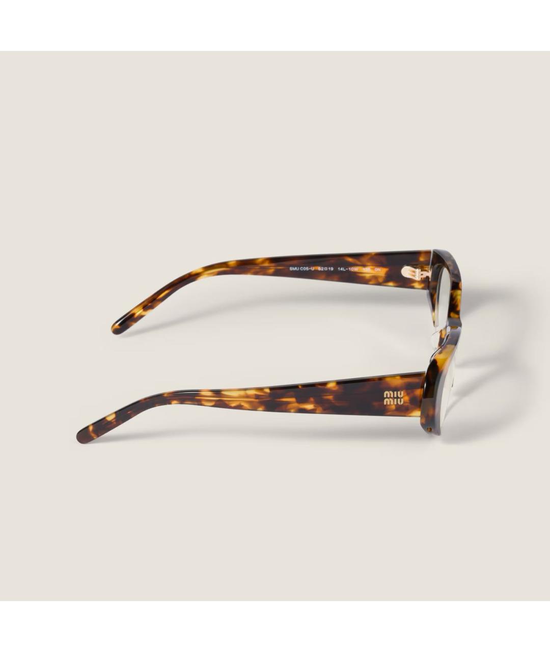 MIU MIU Коричневые солнцезащитные очки, фото 3