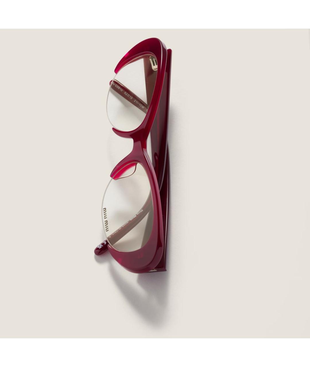 MIU MIU Бордовые солнцезащитные очки, фото 4