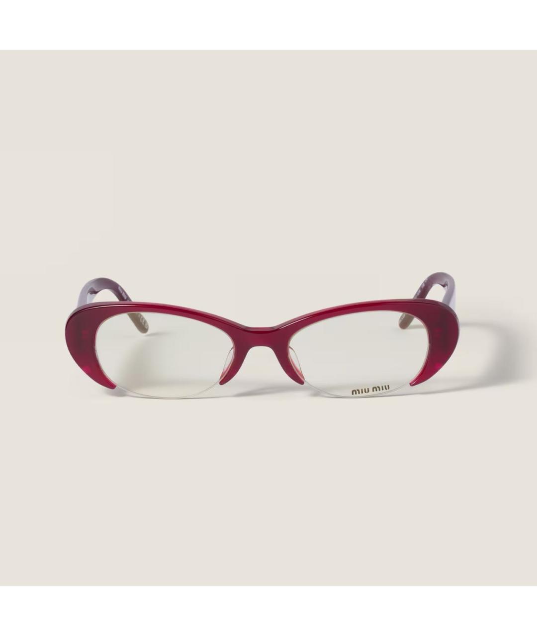 MIU MIU Бордовые солнцезащитные очки, фото 5