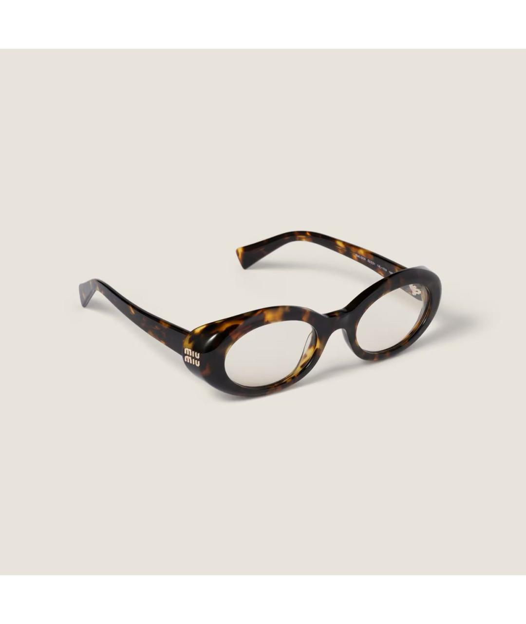 MIU MIU Коричневые солнцезащитные очки, фото 3