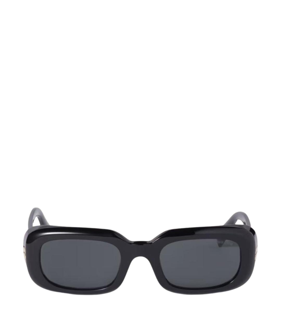 MIU MIU Черные солнцезащитные очки, фото 1