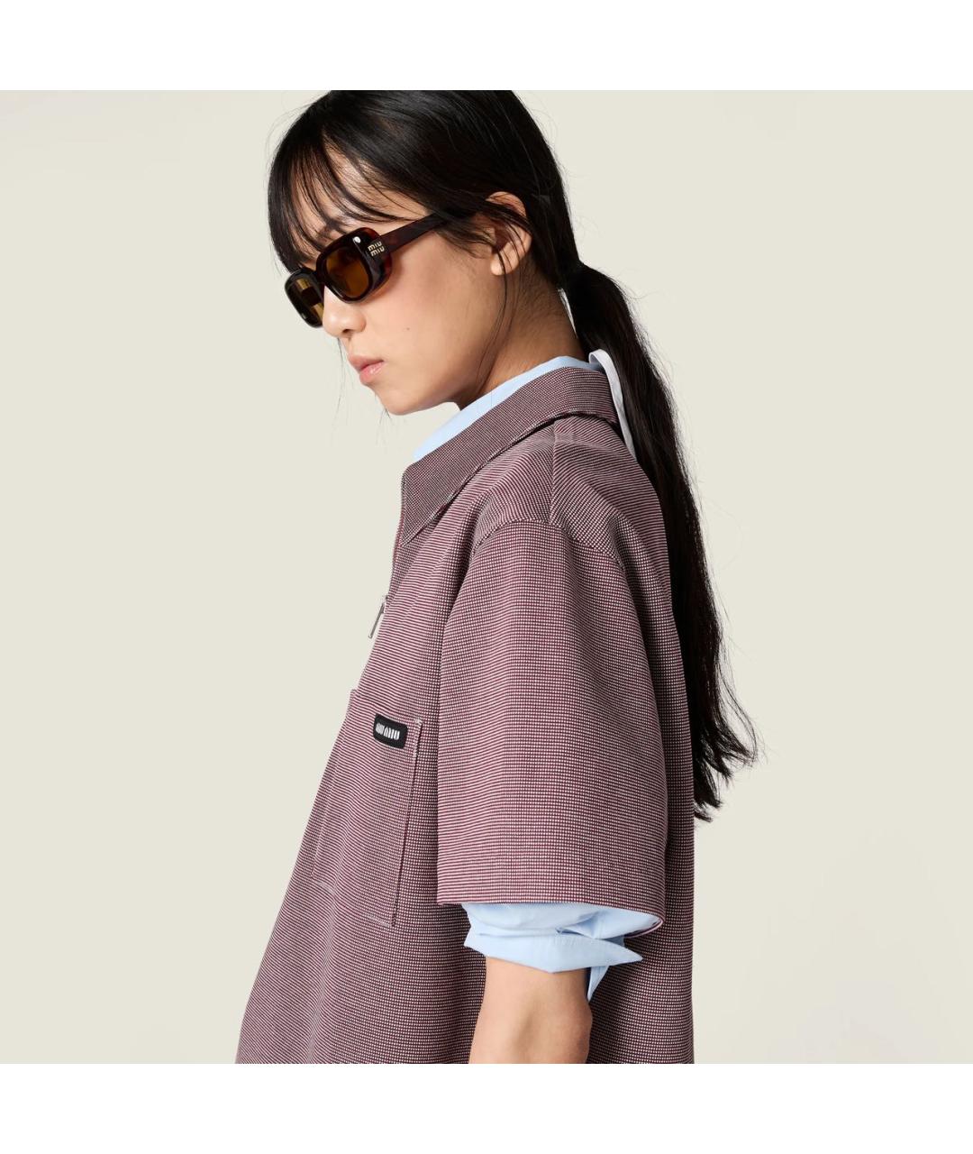 MIU MIU Черные солнцезащитные очки, фото 2